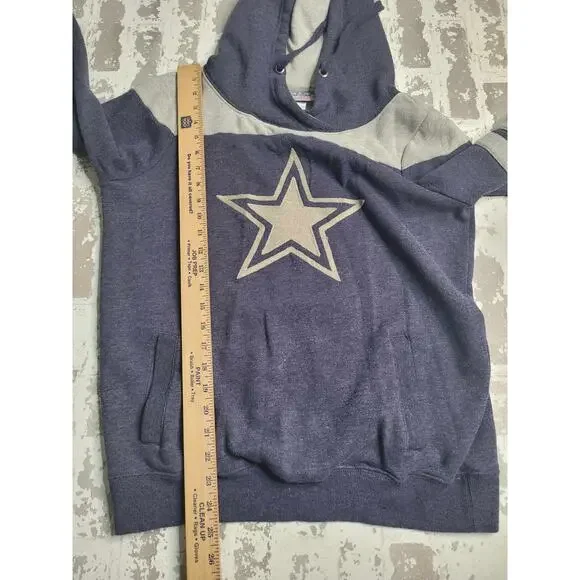 Cowboys Her Style Dallas Cowboys Hoodie Women's Size Medium NFL Football - Picture 4 of 6